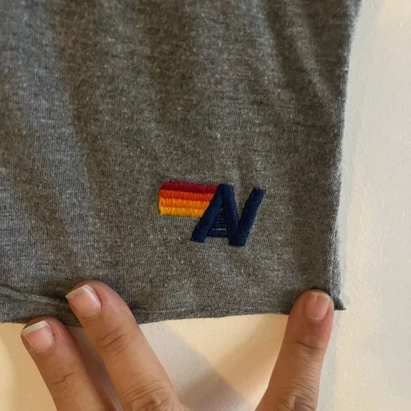 Aviator Nation Heart Embroidery Boyfriend Tee - Picture 4 of 5